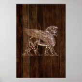 Ancient Winged Lion Poster (Vorne)
