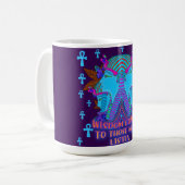 Ancient Wisdom Ankh Tasse (Vorderseite Links)
