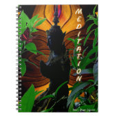 Ancient Wisdom Buddha Meditation Spirale Notebook Notizblock (Vorderseite)