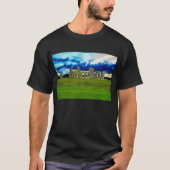 Ancient Wonder Architecture Stonehenge England T-Shirt (Vorderseite)