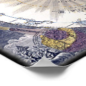 Ancient Zodiac Chart Poster (Ecke)
