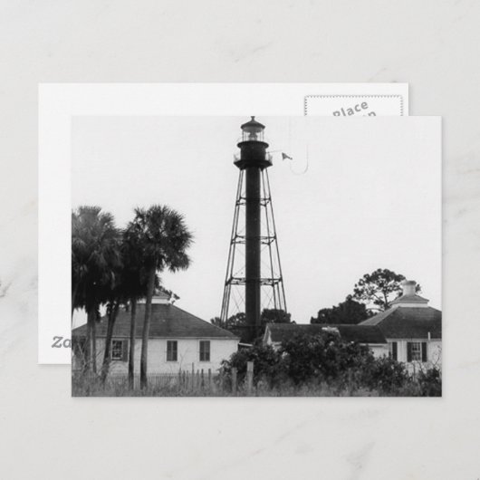 Anclote Keys Lighthouse 2 Postkarte (Vorne/Hinten)