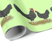 Ancona Chickens Geschenkpapier (Rolleneckpunkt)
