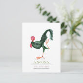 Ancona Hen, tony fernandes Postkarte (Stehend Vorderseite)