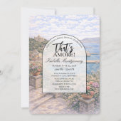 Ancona Italian Themed Bridal Shower Einladung (Vorderseite)