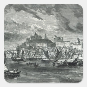 Ancona Quadratischer Aufkleber