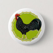 Ancona Rooster Button (Vorderseite)