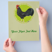 Ancona Rooster Flyer (Hand)