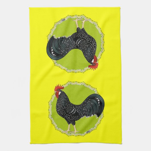 Ancona Rooster Geschirrtuch (Vertikal)