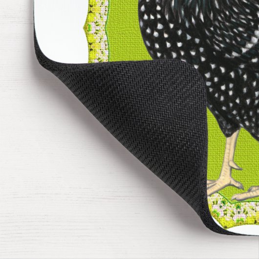 Ancona Rooster Mousepad (Ecke)