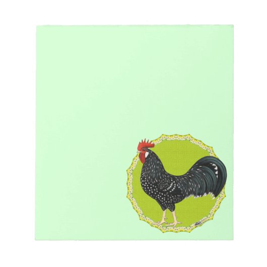 Ancona Rooster Notizblock (Vorderseite)