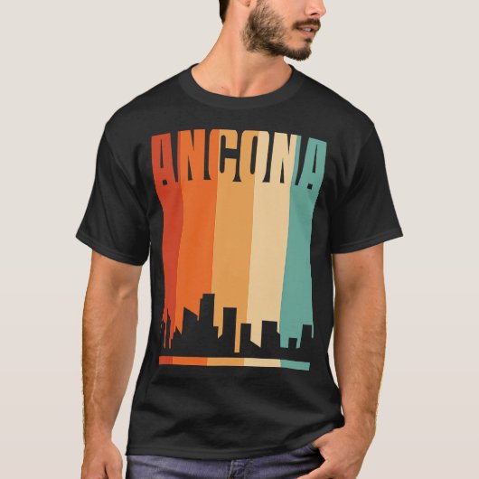 Ancona Skyline T-Shirt (Vorderseite)