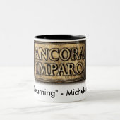 ancora imparo zweifarbige tasse (Mittel)