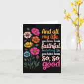 And All My Life You Have Been Faithful And All My Karte (Gelbe Blume)