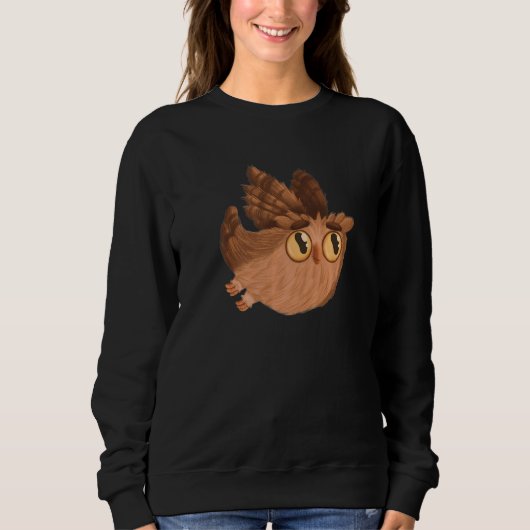 And Cute Papa Owl Sweatshirt (Vorderseite)