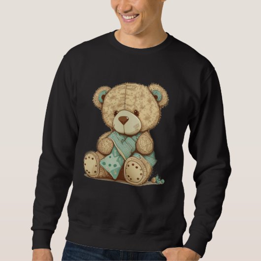and cute Teddy Bear Sweatshirt (Vorderseite)