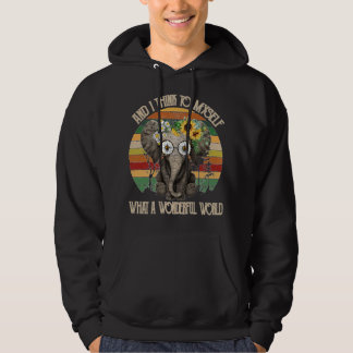 And I Think to Myself What A Wonderful World Hippi Hoodie