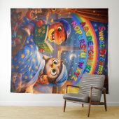 And sweet dreams alphabet rainbow extra large tap  wandteppich (Beispiel (Horizontal))