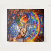 And sweet dreams alphabet rainbow extra large tap  wandteppich (Vorderseite (Horizontal))