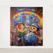 And sweet dreams alphabet rainbow extra large tap  wandteppich (Vorderseite)