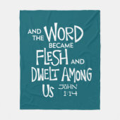 And the Word became Flesh 2 Fleecedecke (Vorderseite)
