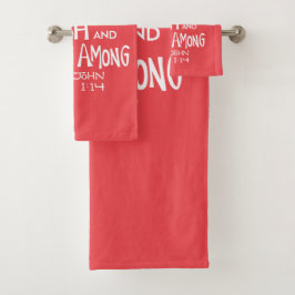 And the Word became Flesh Badhandtuch Set