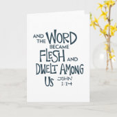 And the Word became Flesh Karte (Gelbe Blume)