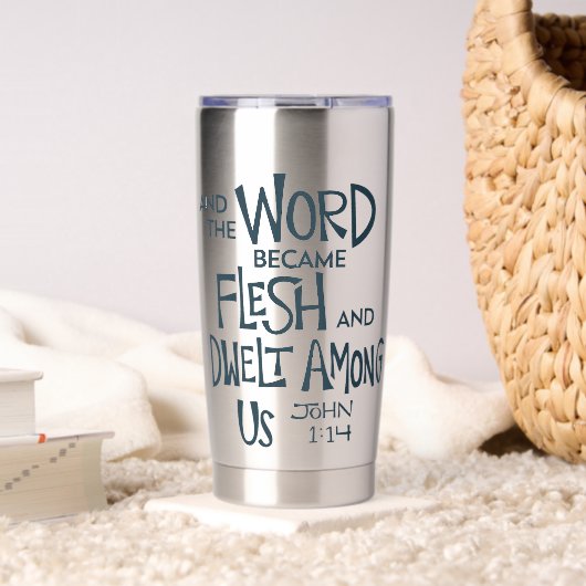 And the Word became Flesh Thermobecher (Wohnzimmer (gedreht))