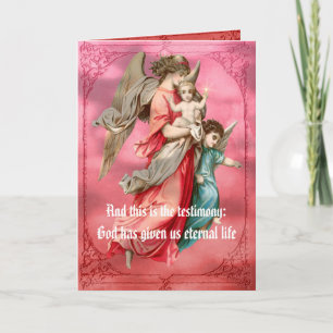 And this is the testimony Christmas Feiertagskarte
