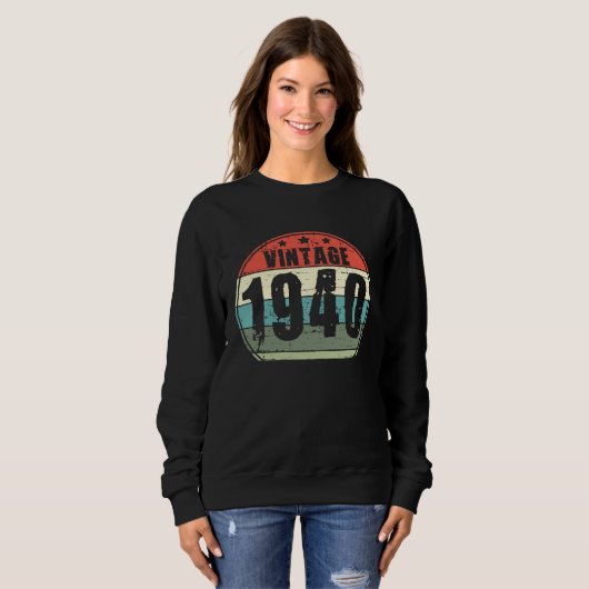and vintage 1940 sweatshirt (Vorne ganz)