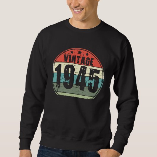 and vintage 1945 sweatshirt (Vorderseite)