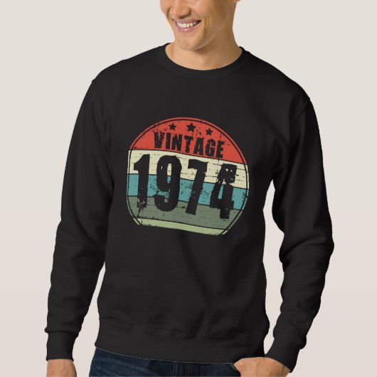 and vintage 1974 sweatshirt (Vorderseite)