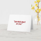 "And which dwarf are you?" Karte (Gelbe Blume)