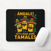 Ándale Let’s Make Some Tamales Mexican Christmas T Mousepad (Mit Mouse)