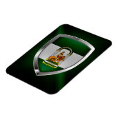 Andalucía Metallic Emblem Magnet (Linke Seite)