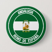Andalucía Round Emblem Button (Vorderseite)
