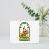 Andalucia-Wappen Postkarte (Stehend Vorderseite)
