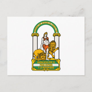 Andalucia-Wappen Postkarte