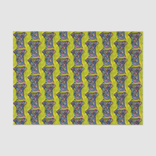 Andalucian Terrier Tissue Paper Seidenpapier (Vorderseite)