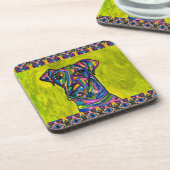 Andalucian Terrier Untersetzer (Linke Seite)