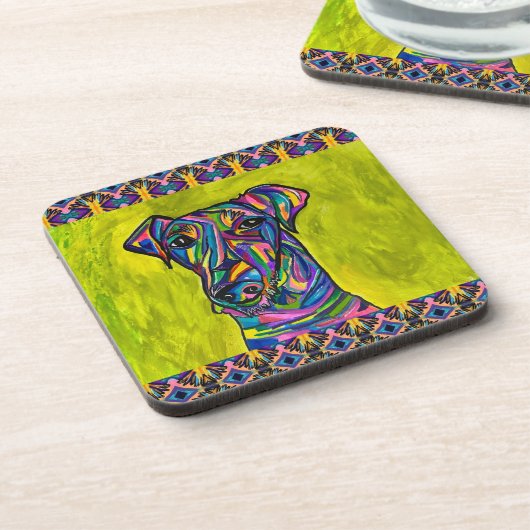 Andalucian Terrier Untersetzer (Linke Seite)