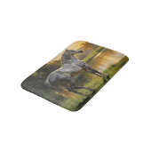 Andalusian Stallion by the Lake Badematte (Schrägansicht)