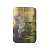 Andalusian Stallion by the Lake Badematte (Vorderseite Vertikal)