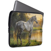Andalusian Stallion by the Lake Laptopschutzhülle (Vorne Rechts)