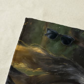 Andalusian Stallion by the Lake Strandtuch (Beispiel)