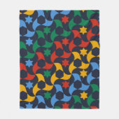 Andalusian Tiles 12 (Alhambra Palace, Granada) Fleecedecke (Vorderseite)