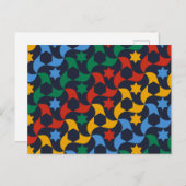 Andalusian Tiles 12 (Alhambra Palace, Granada) Postkarte (Vorne/Hinten)