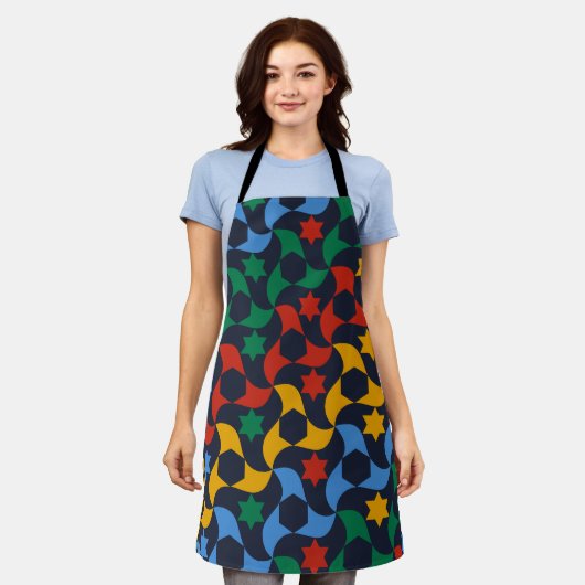 Andalusian Tiles 12 (Alhambra Palace, Granada) Schürze (Getragen)