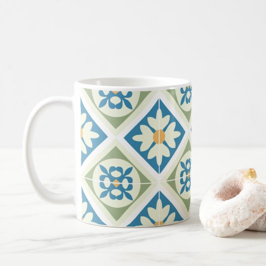 Andalusian Tiles 13 Kaffeetasse (Mit Donut)