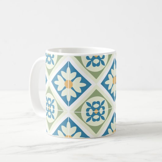 Andalusian Tiles 13 Kaffeetasse (Vorderseite Links)
